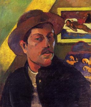 保羅 高更 Self Portrait with Hat